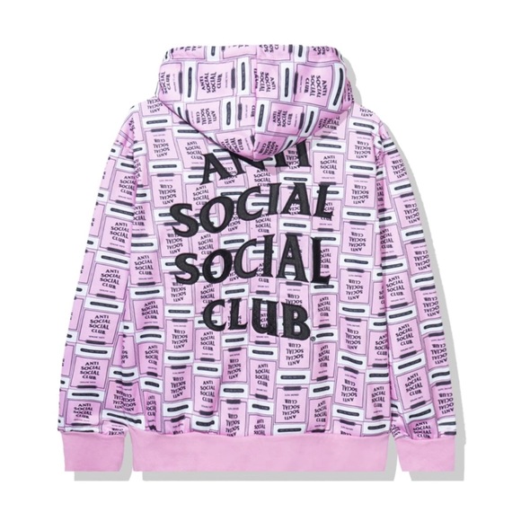 Anti Social Social Club Other - Anti Social Social Club Pink Balcony Hoodie